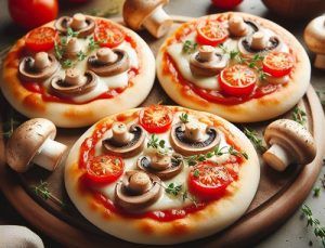 Mini Pizzas de Setas