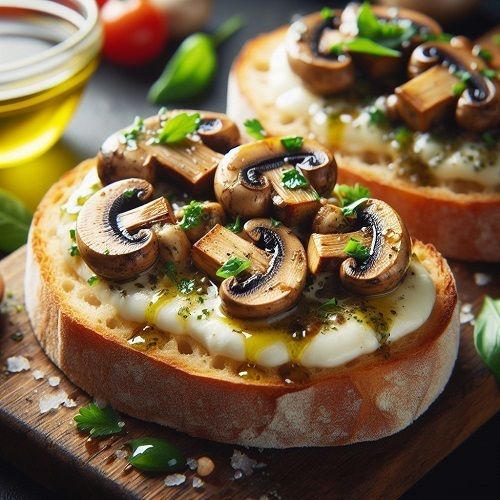 Bruschettas de Champiñones