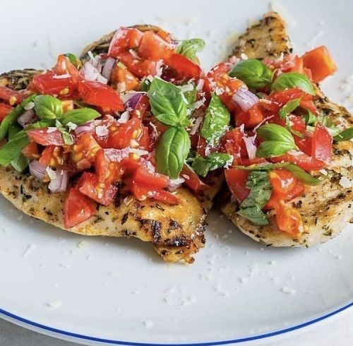 Bruschettas de Pollo