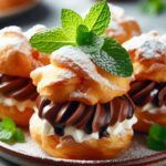Profiteroles con Chocolate