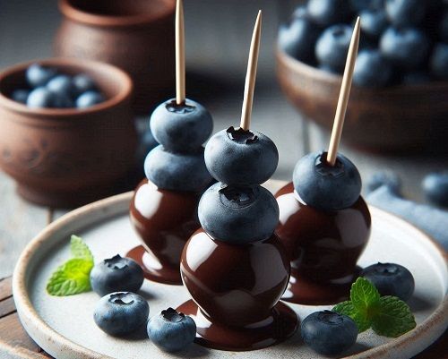Arándanos con Chocolate